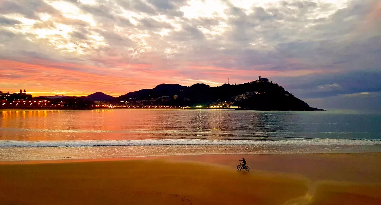 Imagen de San Sebastián, tomada por José María Vega.