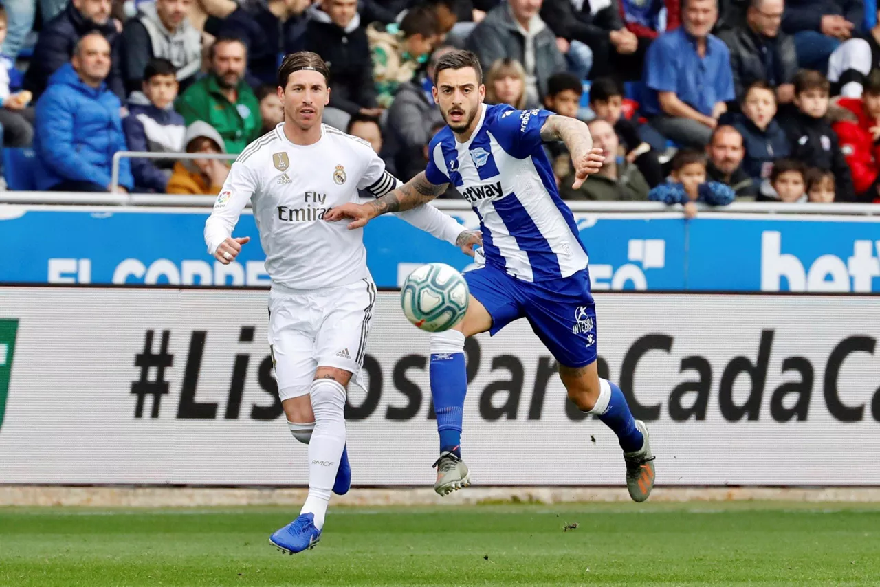 ALAVES REAL MADRID SERGIO RAMOS JOSELU