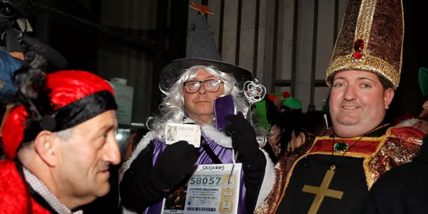 Sorteo de la lotería da Navidad. Foto: EFE