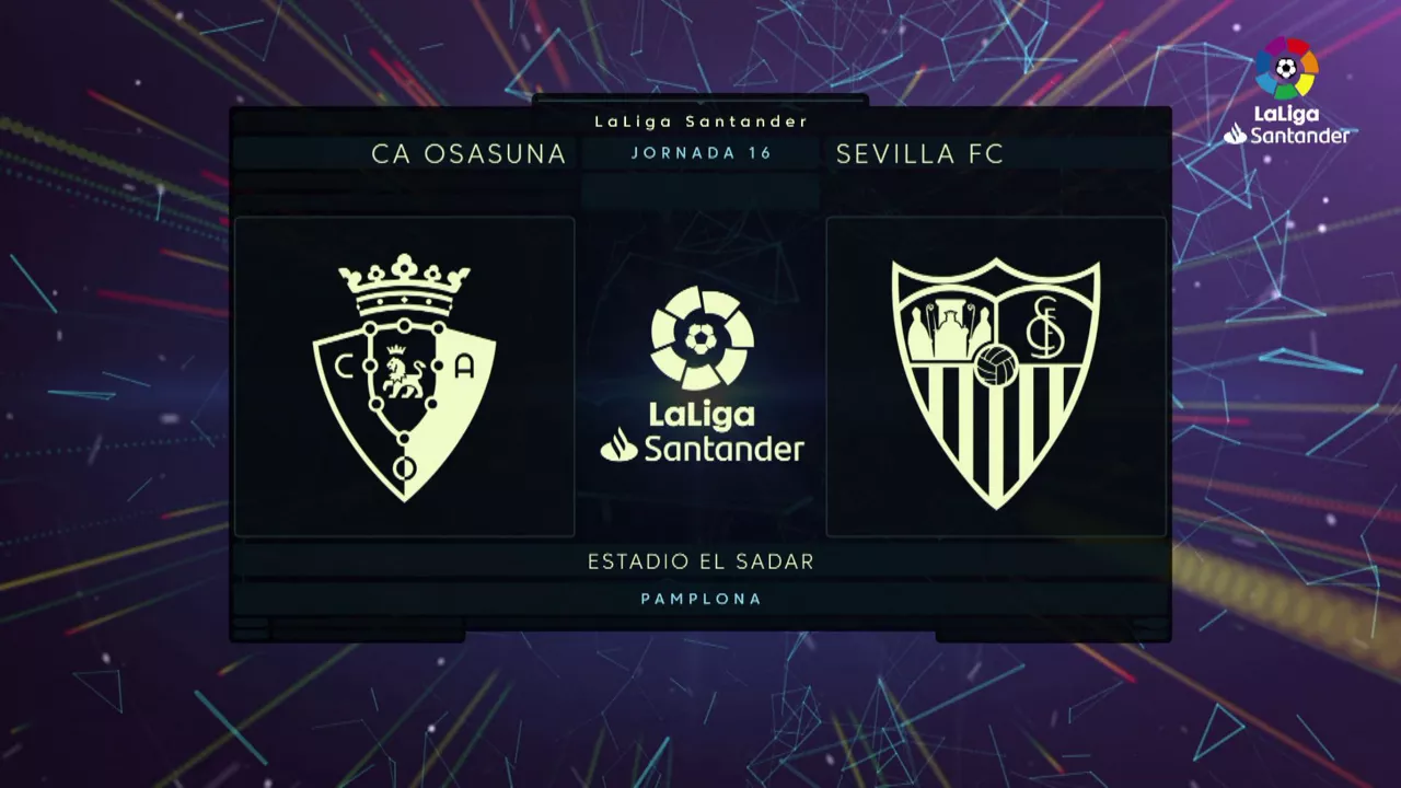 Jornada: 16  Equipos: Osasuna - Sevilla