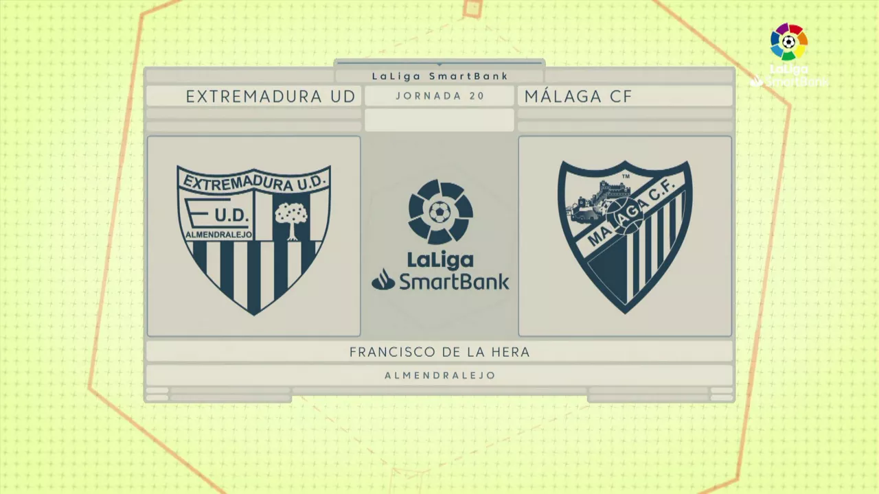 Jornada: 20  Equipos: Extremadura - Málaga