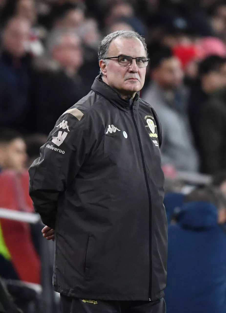 Marcelo Bielsa, en imagen de archivo, cuando entrenaba al Leeds United. Foto: EFE.