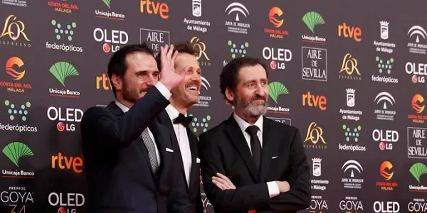 Los directores de 'La trinchera infinita'. EFE.
