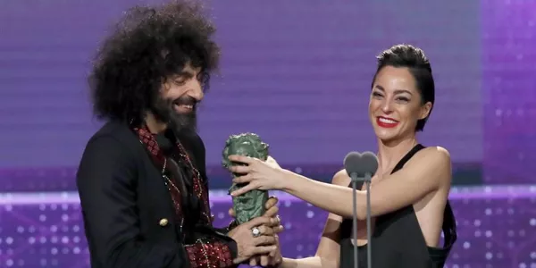 Moreno y el violinista Ara Malikian. EFE.