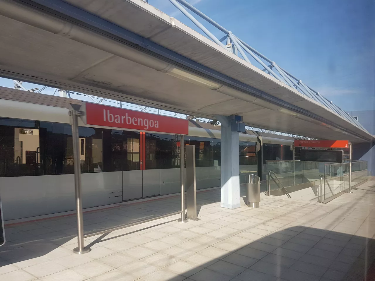 Estación de Ibarbengoa, en una imagen de archivo