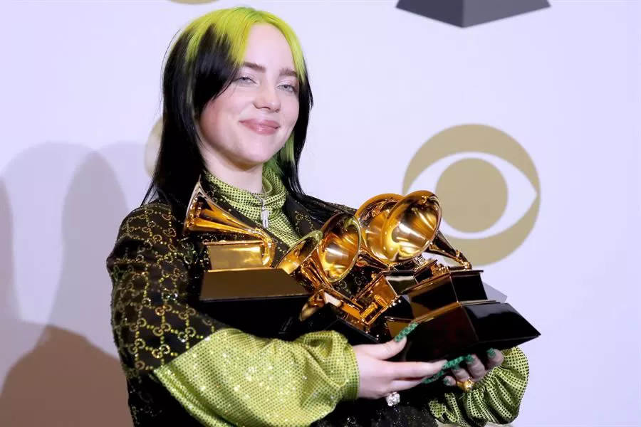Billie Eilish bere sariekin. Argazkia: EFE.