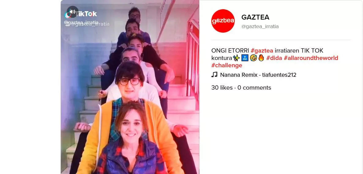 Tik Tok Gaztea