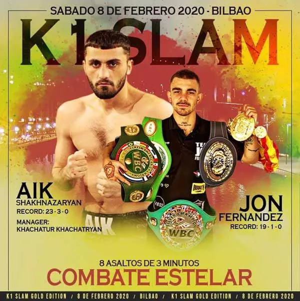 JON FERNANDEZ AIK SHAKHNAZARYAN BOXEO