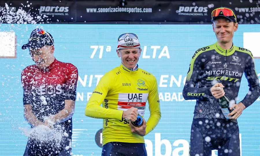 Tadej Pogacar (UAE Emirates), ganador en Valencia