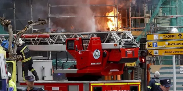 Incendio en San Sebastián (EFE)