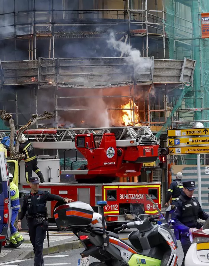 Incendio en San Sebastián (EFE)