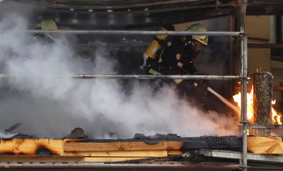 Incendio en San Sebastián (EFE)