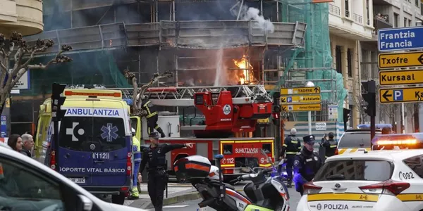 Incendio en San Sebastián (EFE)