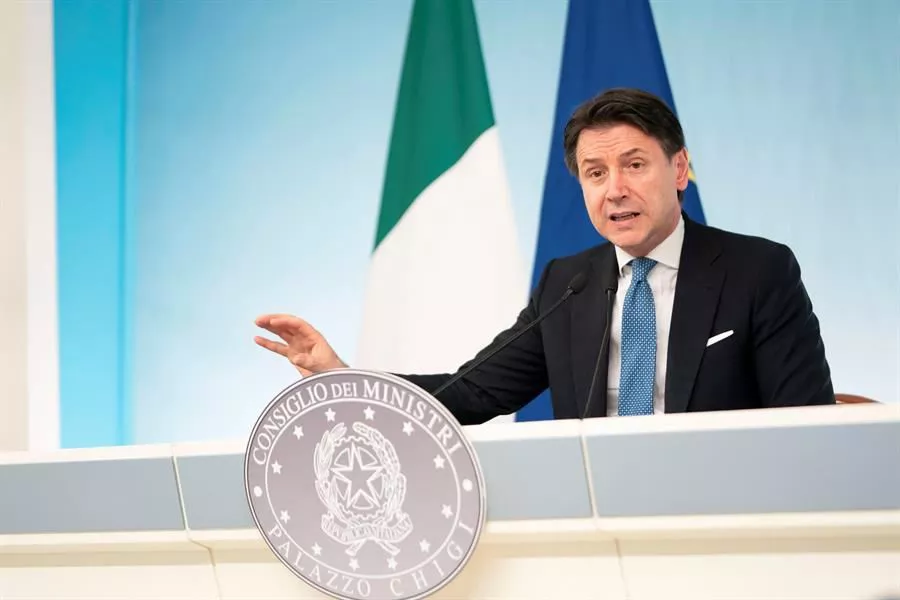 Giuseppe Conte Italiako lehen ministroa. Argazkia: Efe