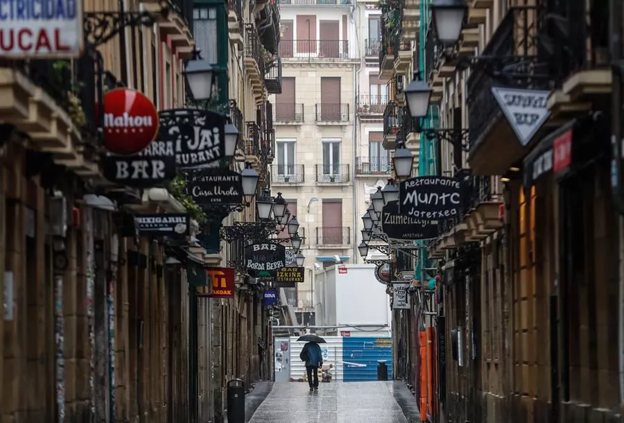 La Parte Vieja de San Sebastián. Foto: EFE.