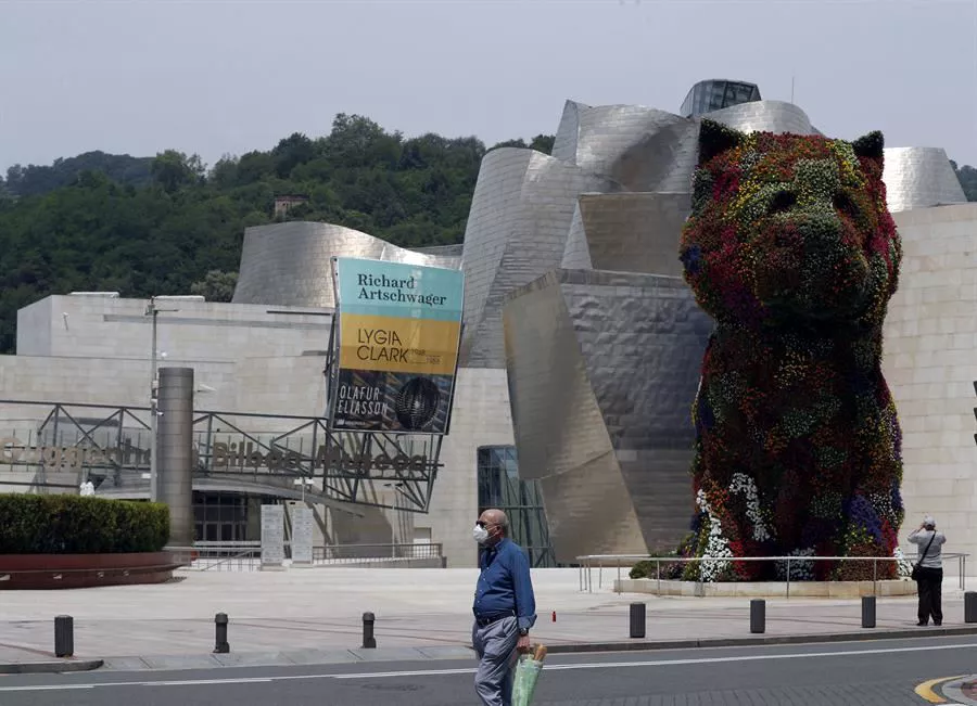El Museo Guggenheim Bilbao cumple 25 años en 2022. Foto: Efe.