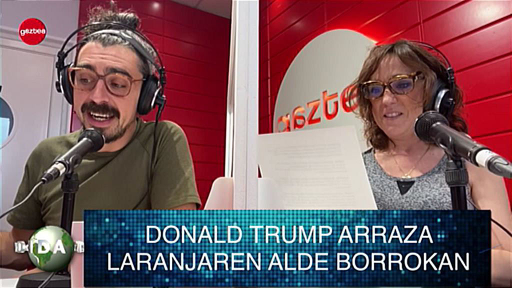 Xabin Fernandez eta Edurne Garmendia. Irudia: EITB