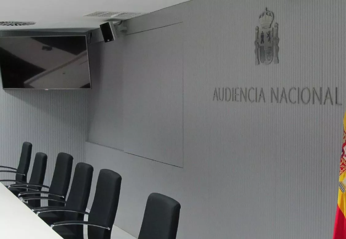 Una sala de la Audiencia Nacional.