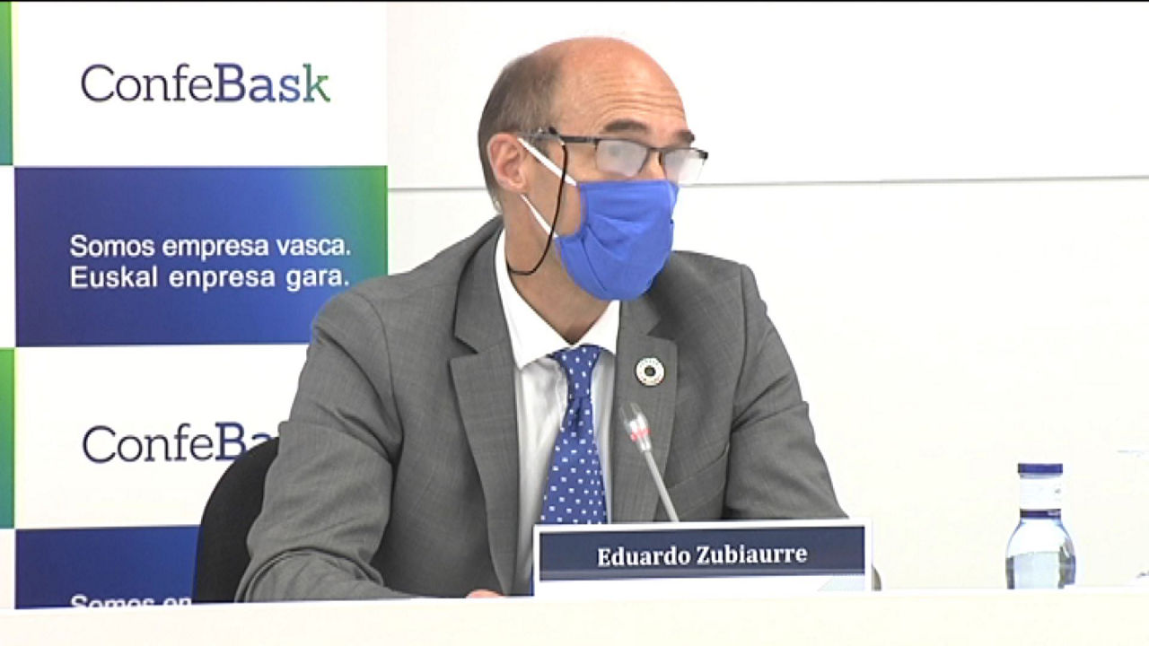El presidente de Confebask, Eduardo Zubiaurre. Imagen de archivo : EiTB Media