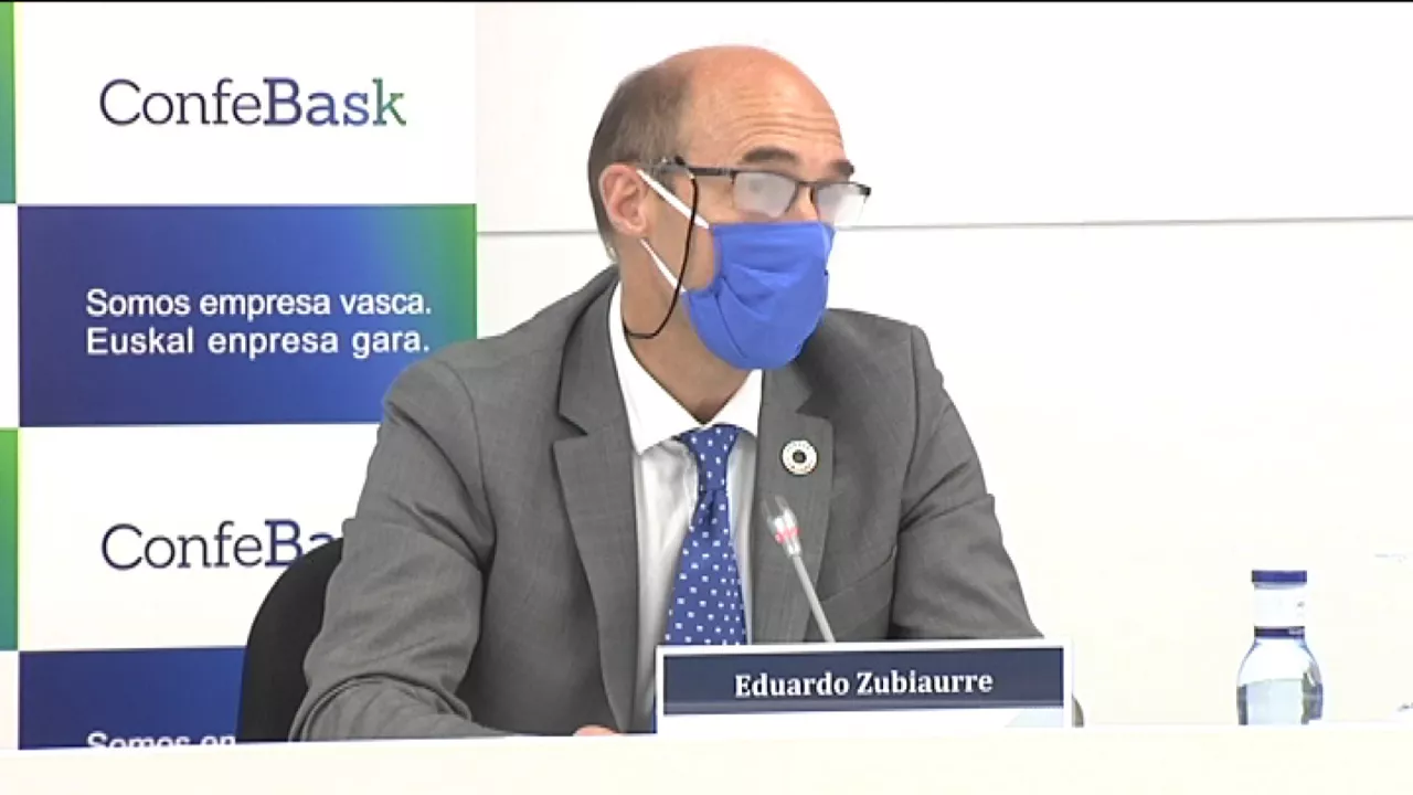 El presidente de Confebask, Eduardo Zubiaurre. Imagen de archivo : EiTB Media