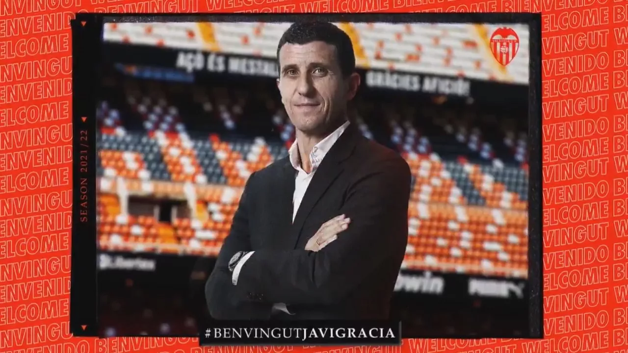 Javi Gracia. Bideotik hartutako irudia