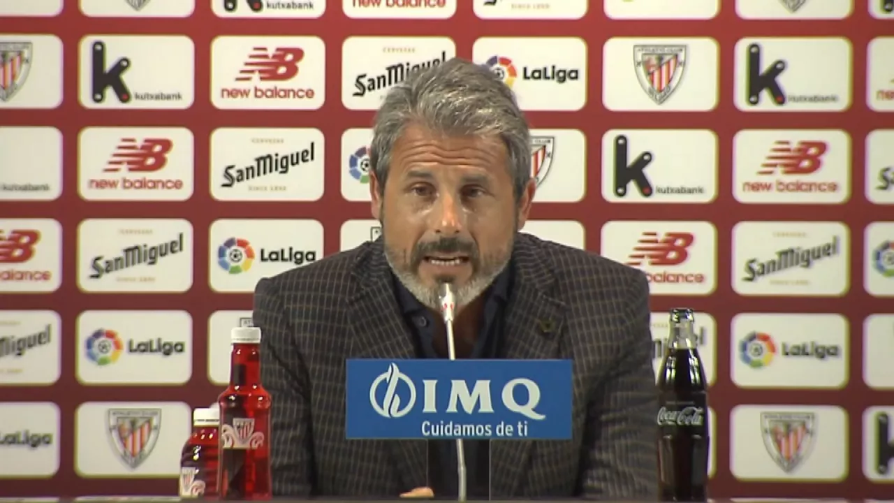Rafa Alkorta. Foto cogida del vídeo