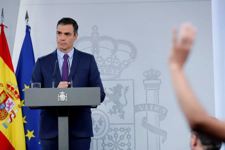 Pedro Sanchez, artxiboko irudi batean.