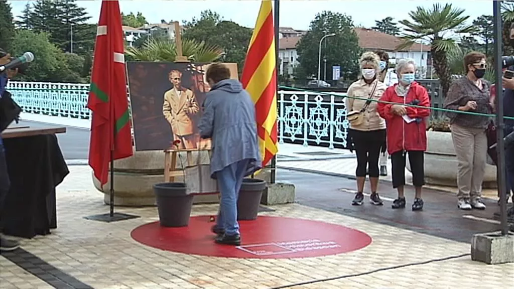 Lluis Companys oroitu dute naziek Espainiar Estatuaren esku utzi zuten