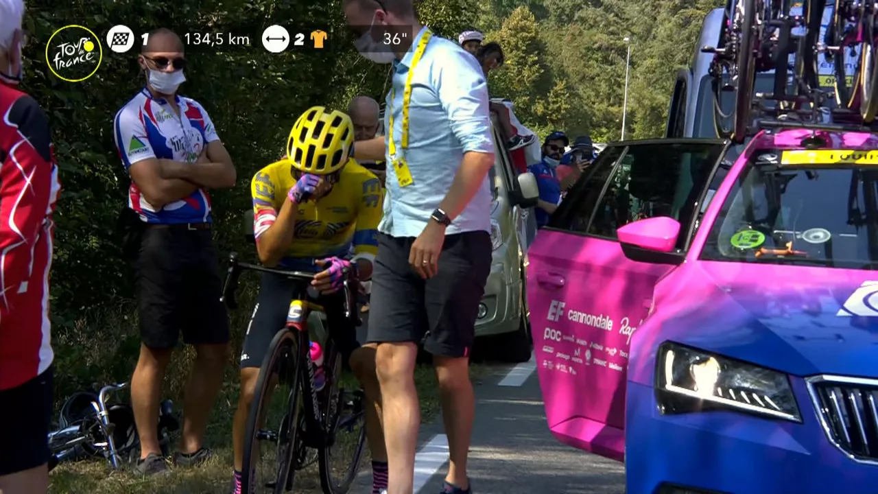 Sergio Andres Higuita, negarrez. Argazkia: EiTB