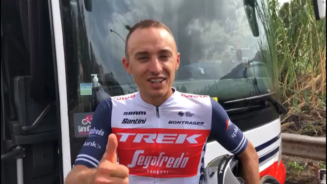 Luca Brambillak euskarazko mezua bidali digu!. Bideotik hartutako argazkia