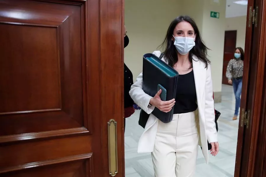 La ministra de Igualdad, Irene Montero