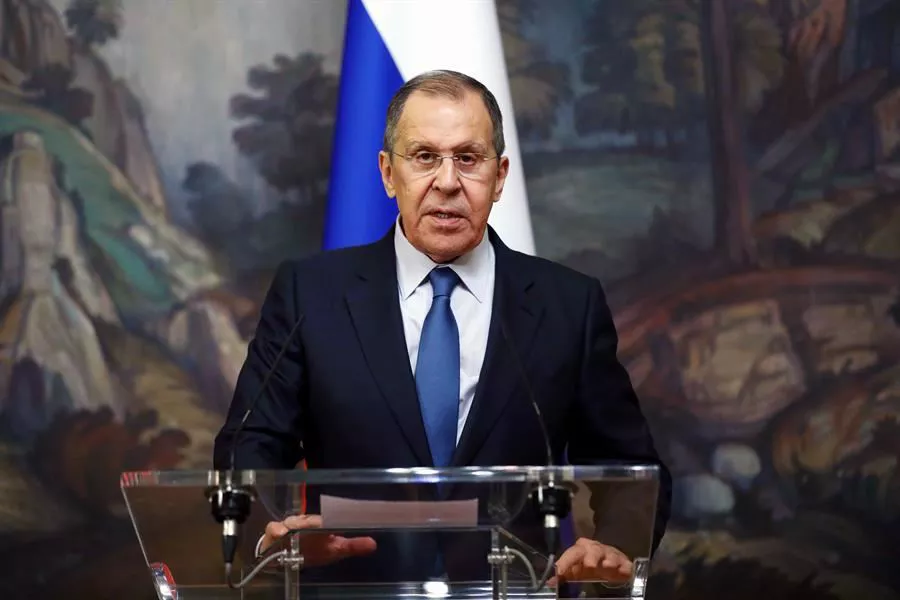 Sergei Lavrov Errusiako Atzerri ministroa.