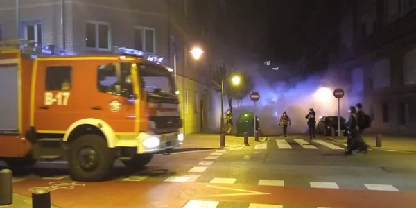 Istiluak Bilbon. Argazkia: @BomberosBilbao