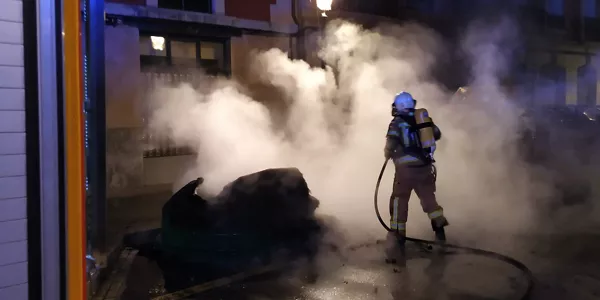 Istiluak Bilbon. Argazkia: @BomberosBilbao