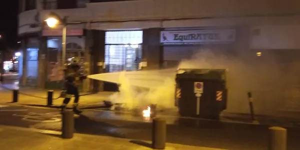 Istiluak Bilbon. Argazkia: @BomberosBilbao