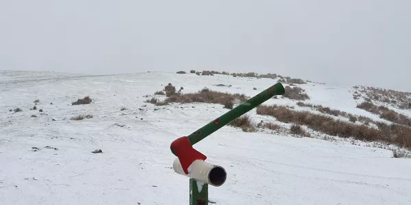 Nieve en Alorramendi. Foto: Gurutze Azcarate