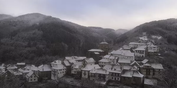 Nieve en Uztarroze. Foto: Alfonso Alastuey