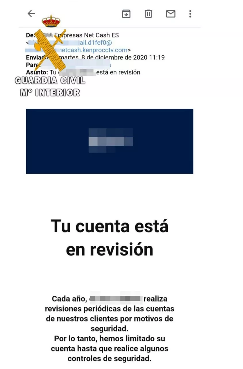 Pishing kanpaina berri batez ohartarazi dute.