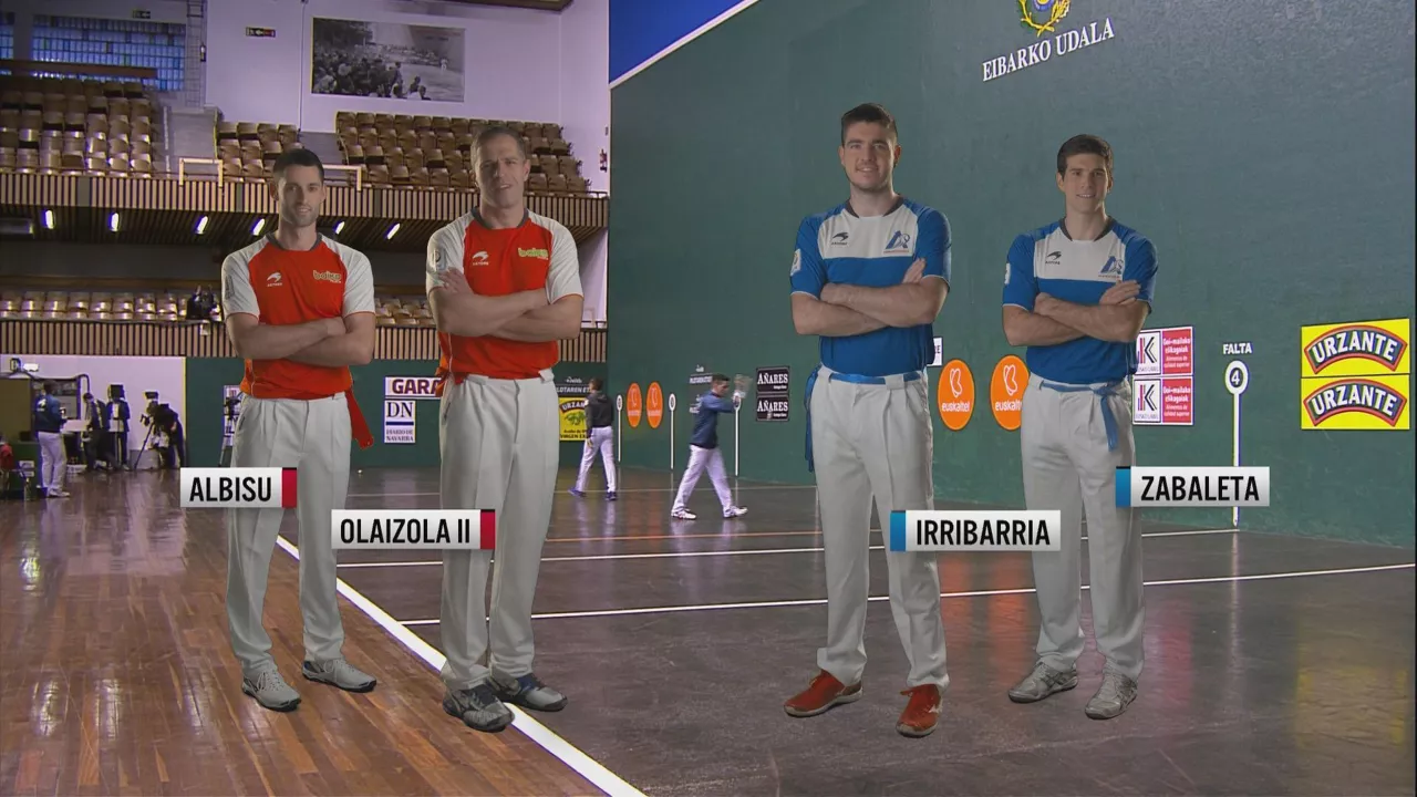 Pilota astelena abenduak 25 binakakoa