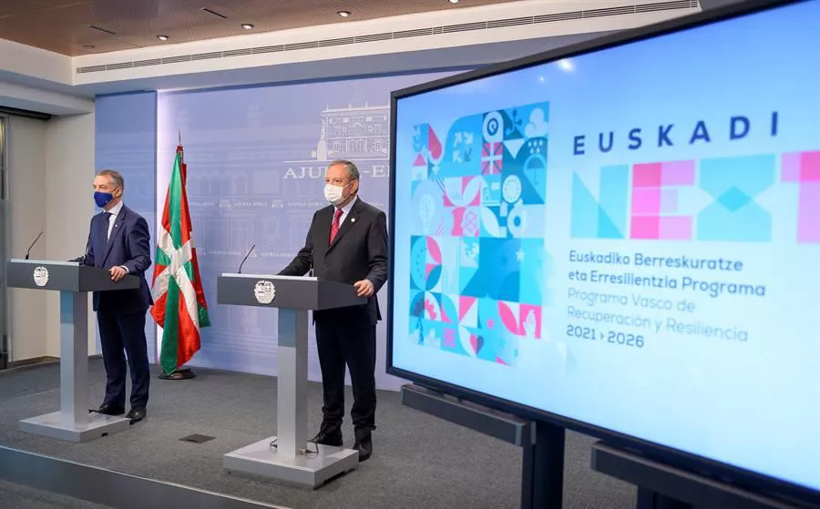 Urkullu eta Azpiazu sailburua, Euskadi Next programaren aurkezpenean