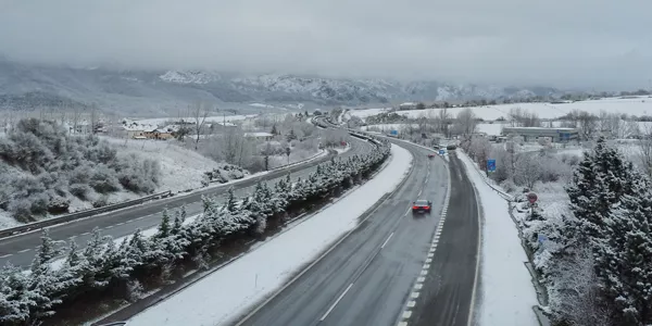 Nieve en la Sakana  (Arbizu). Foto: Jose Luis Imaz