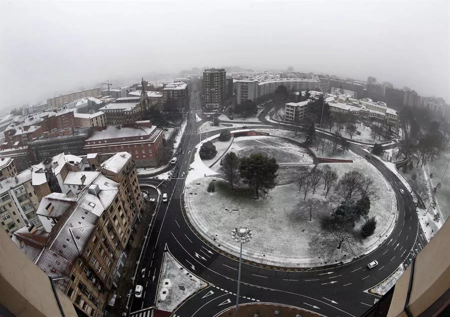 Pamplona podría lucir blanca este viernes.