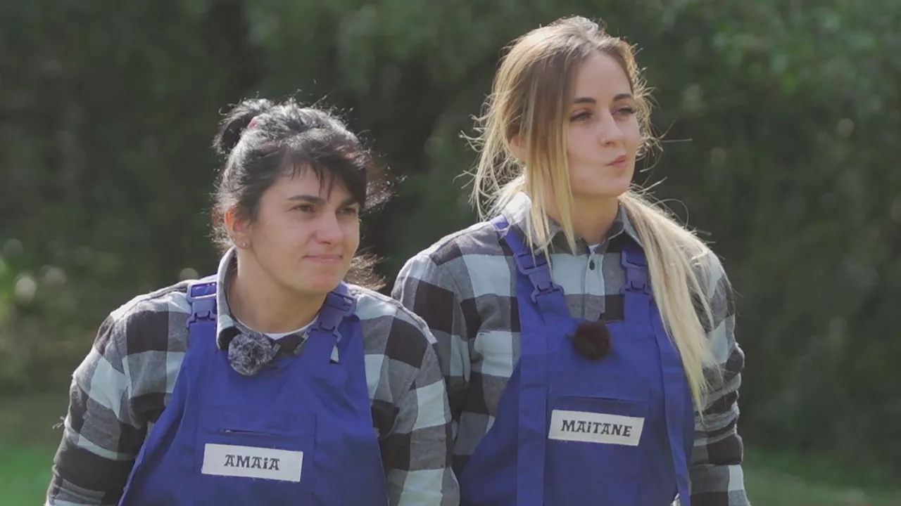 Amaia eta Maitane, 'Baserria' saioko lehiakideak