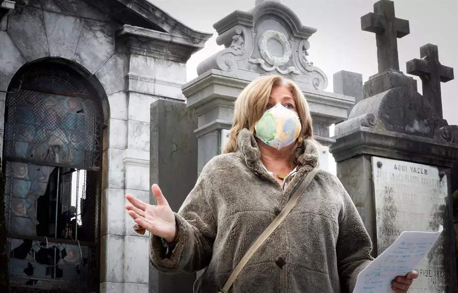Consuelo Ordóñez, en el acto de homenaje a su hermano.