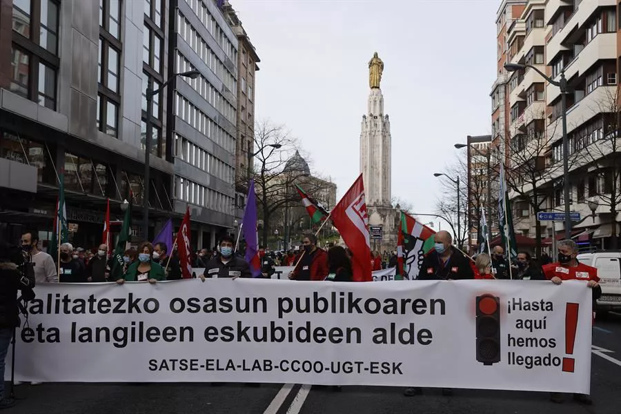 2021ean egindako manifestazio bat