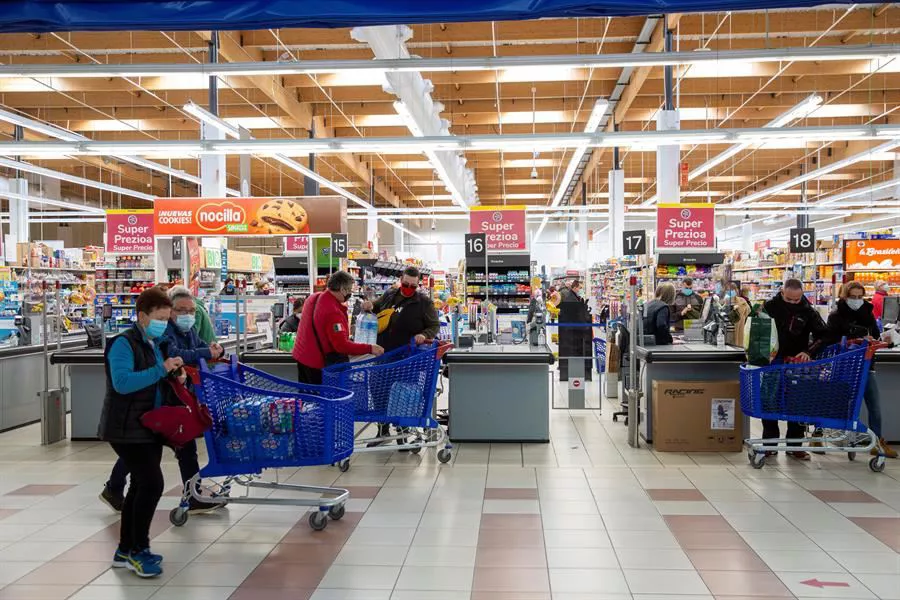 SUPERMERCADO COMPRA EROSKETAK SALTOKIA EFE