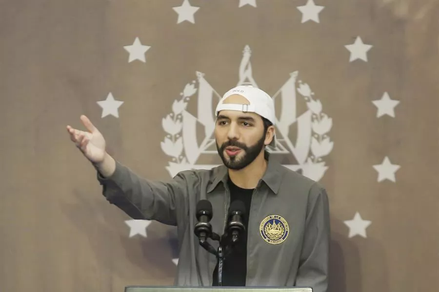 El presidente de El Salvador, Nayib Bukele