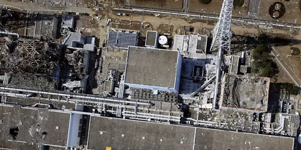 Destrozos en la central de Fukushima. Foto: archivo