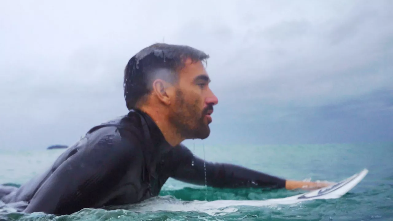 Aritz Aranburu, itsasoan. (EITB Media)