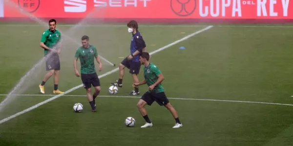 Último entreno de la Real